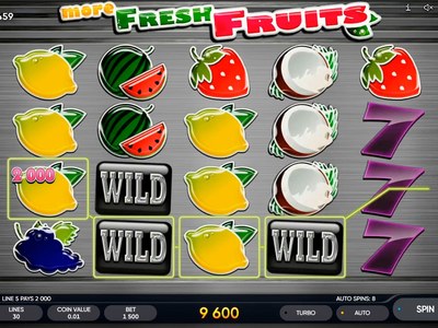 Игровой аппарат More Fresh Fruits от Endorphina